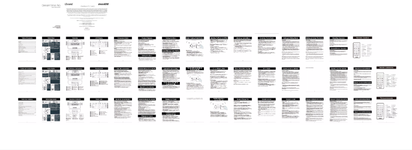 Page 1 de la notice Manuel utilisateur dreamGEAR DreamTime Pro