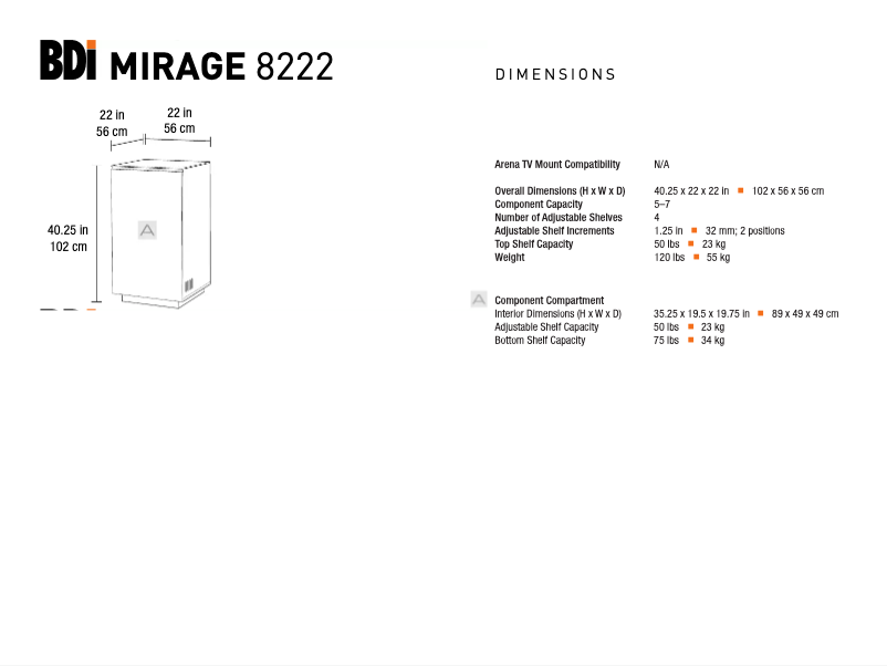 Image de la première page du manuel de l'appareil Mirage 8222