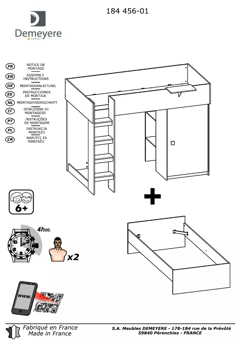 Page n°1 - Manuel utilisateur Demeyere Treno