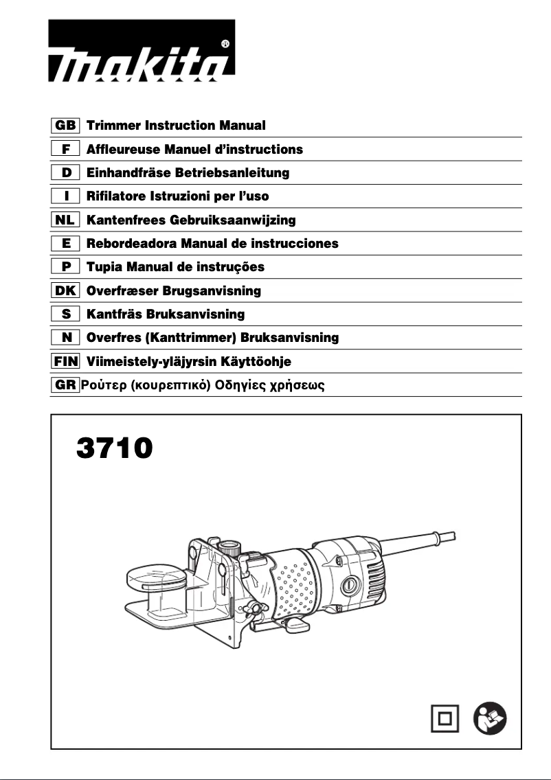 Image de la première page du manuel de l'appareil 3710