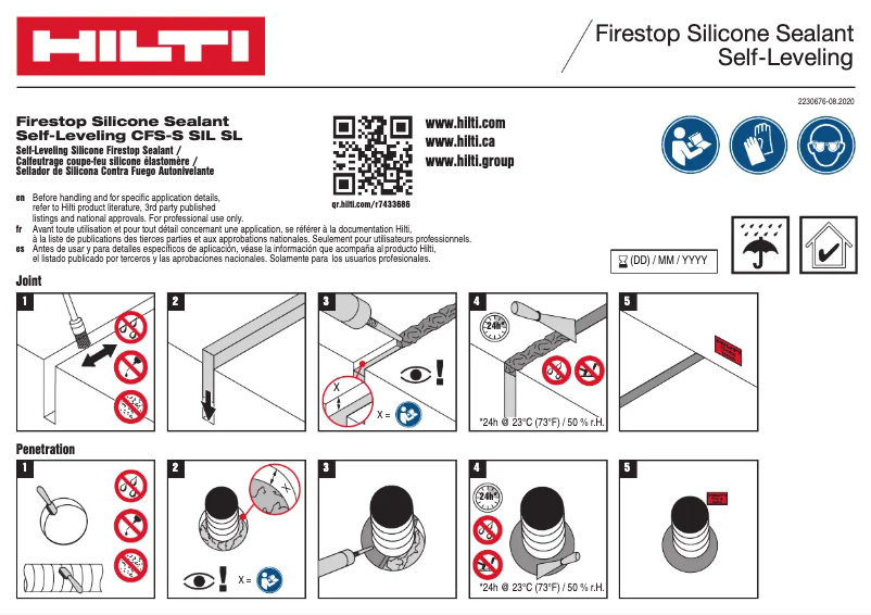 Imagen de la primera página del manual del dispositivo CFS-S SIL SL