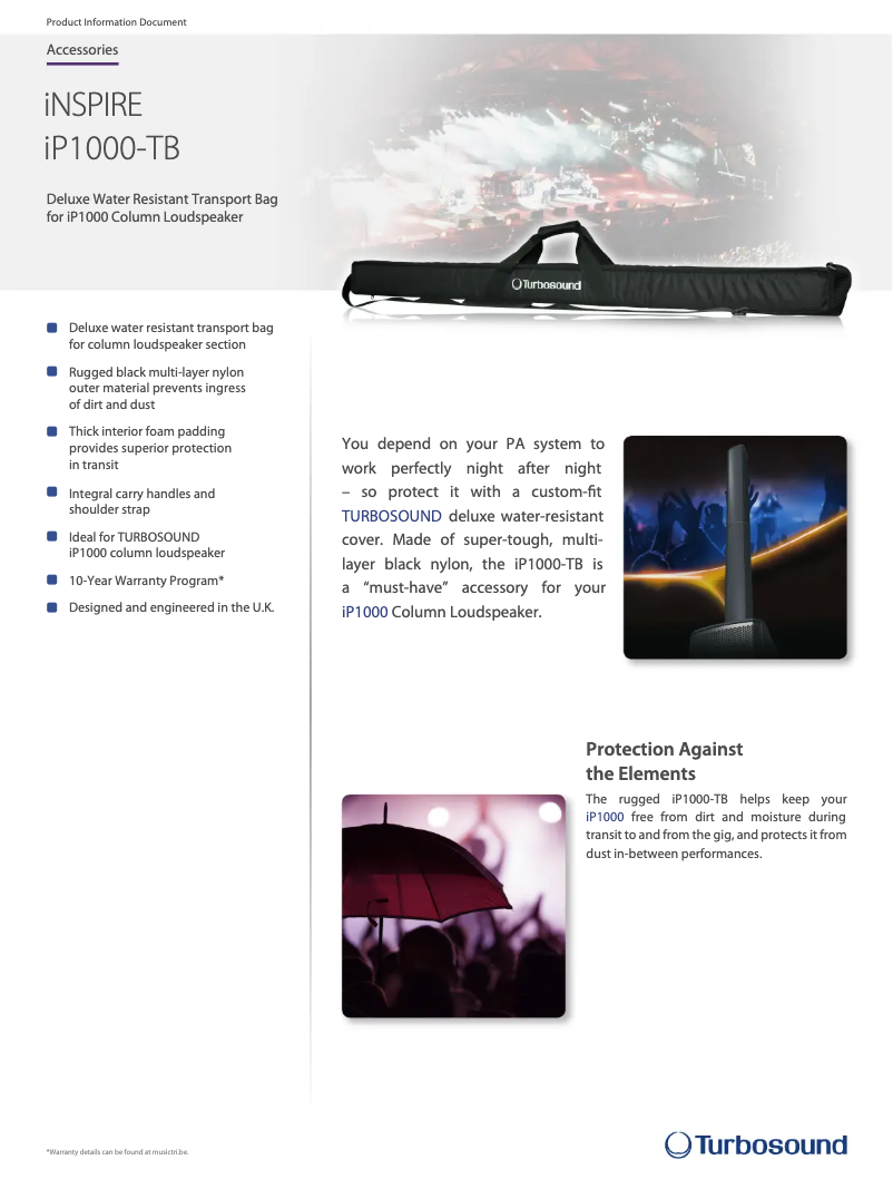 Image de la première page du manuel de l'appareil iP1000-TB