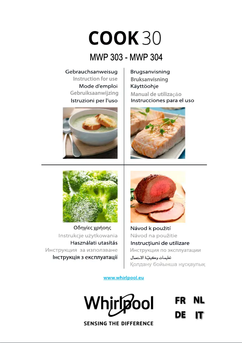 Image de la première page du manuel de l'appareil MWP 303