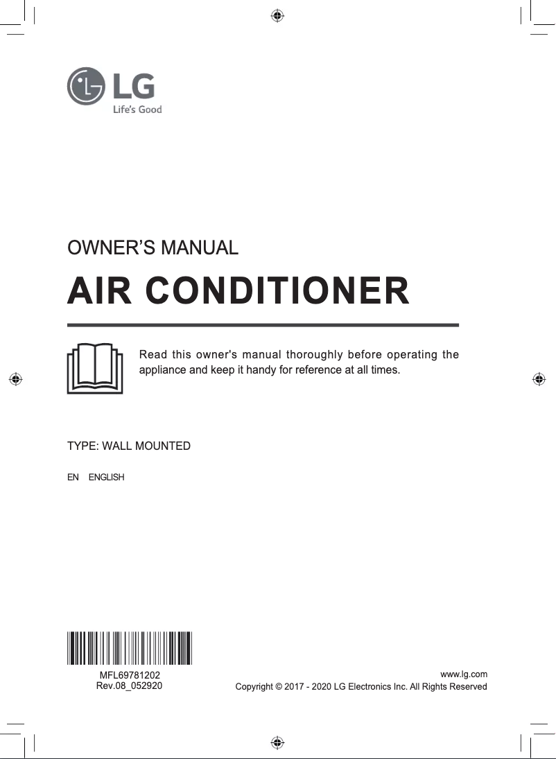 Page n°1 - Manuel utilisateur LG WH12SKN-18