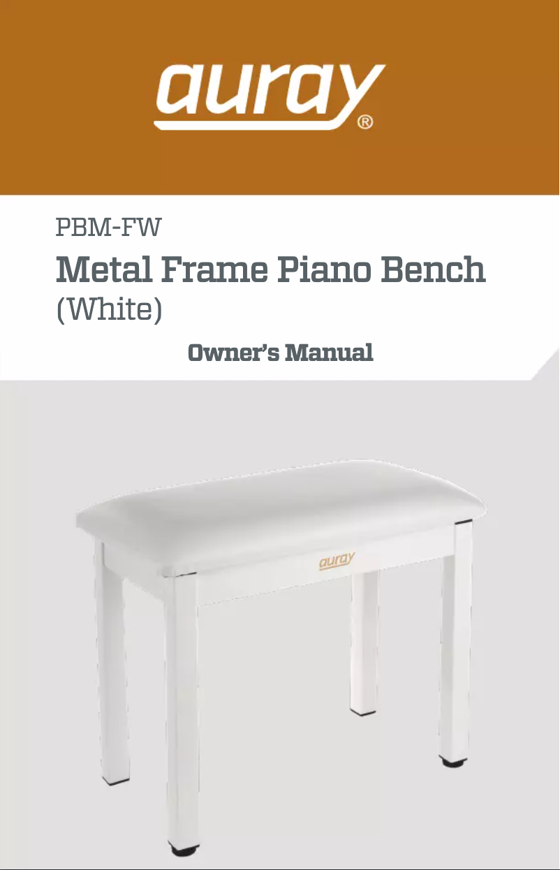 Image de la première page du manuel de l'appareil PBM-FW