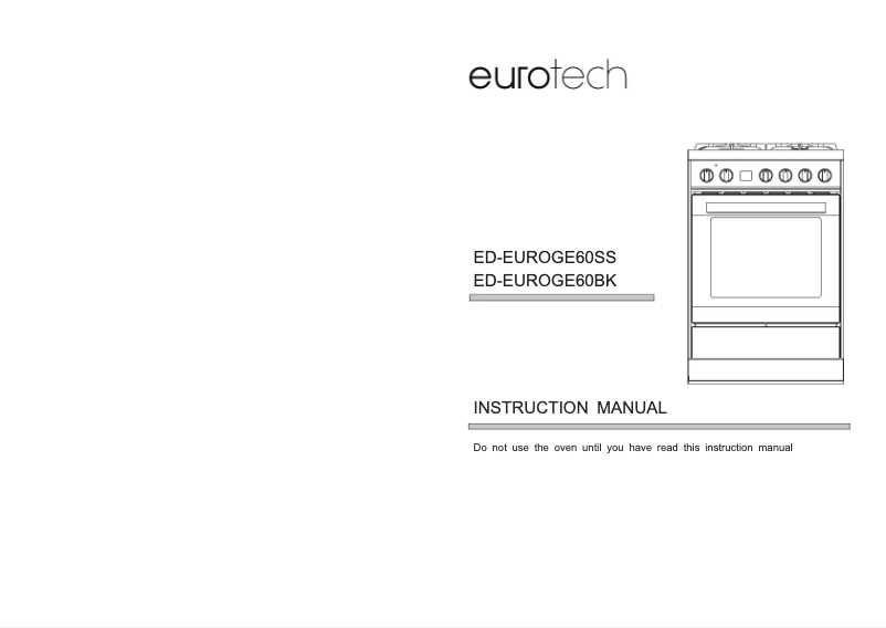 Page 1 de la notice Manuel utilisateur Eurotech ED-EUROGE60SS