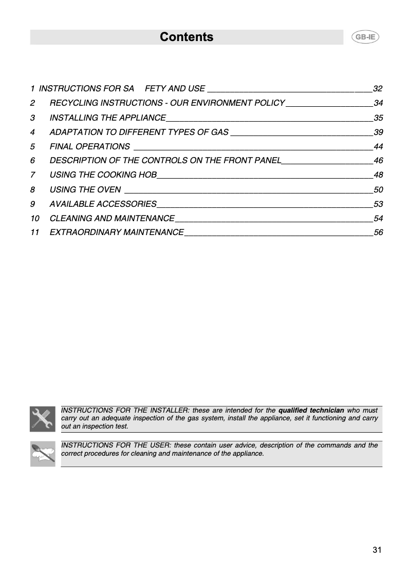 Image de la première page du manuel de l'appareil CB51GV