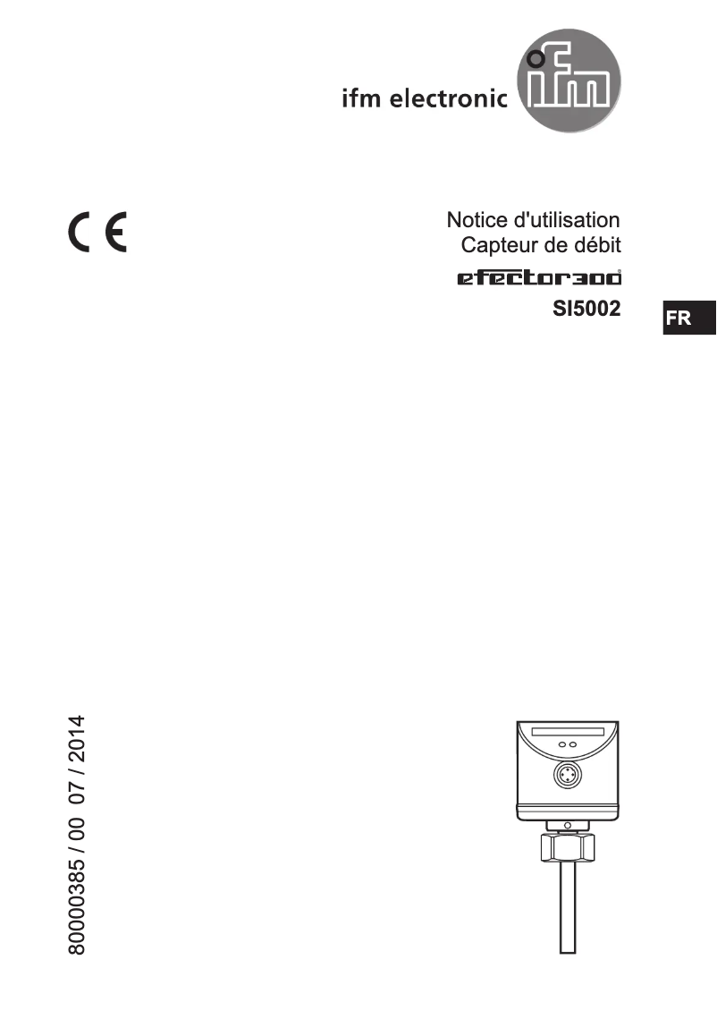 Page n°1 - Manuel utilisateur IFM SI5002
