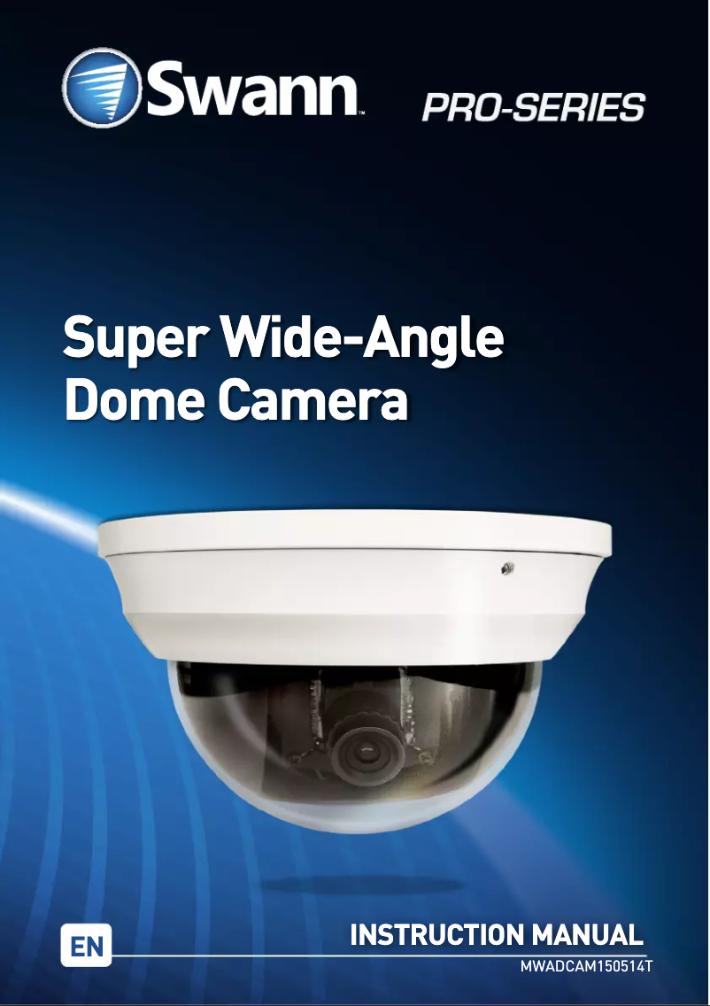 Page n°1 - Manuel utilisateur Swann Pro-961