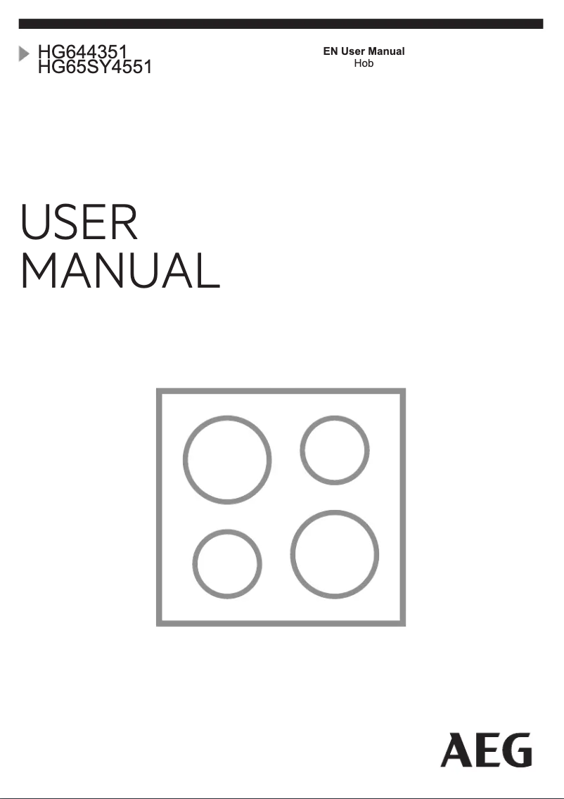 Imagen de la primera página del manual del dispositivo HG65SY4551