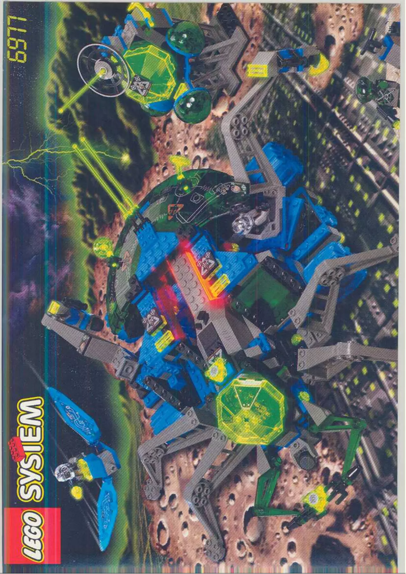 Page 1 de la notice Manuel utilisateur Lego Space 6977
