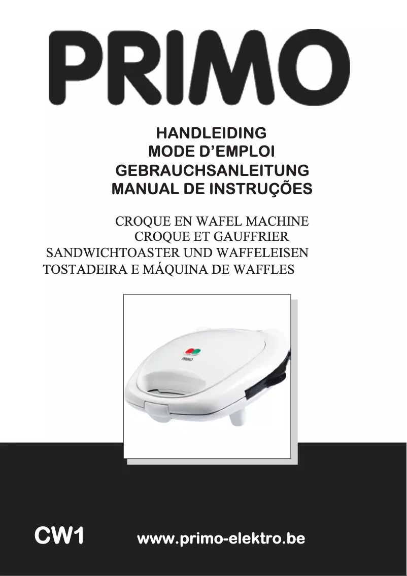 Page n°1 - Manuel utilisateur Primo CW1