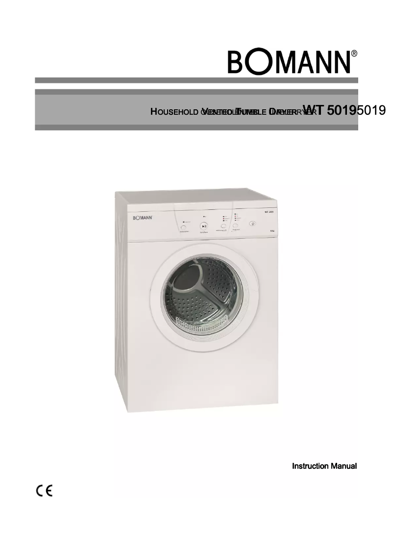 Image de la première page du manuel de l'appareil WT 5019