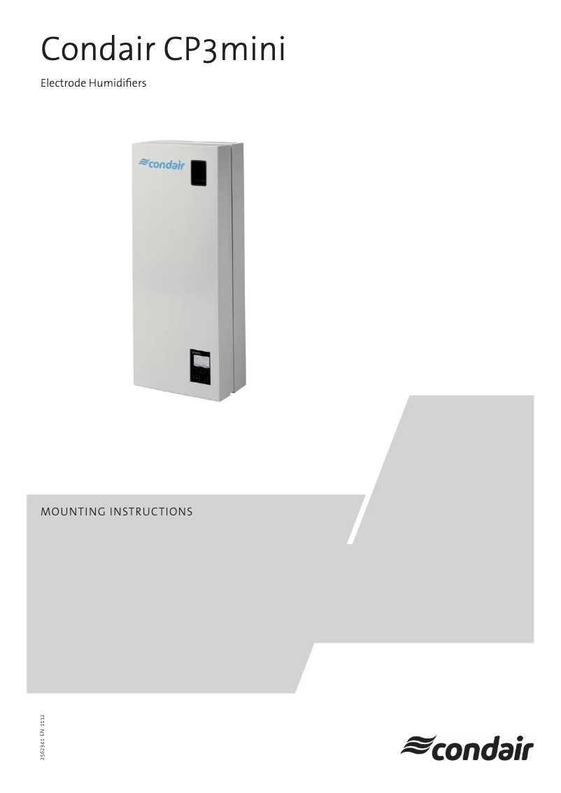 Page n°1 - Manuel utilisateur Condair CP3mini