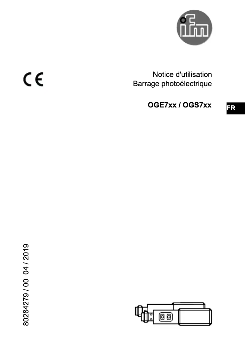 Image de la première page du manuel de l'appareil OGS701