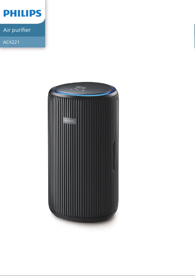 Page 1 de la notice Manuel utilisateur Philips AC4221