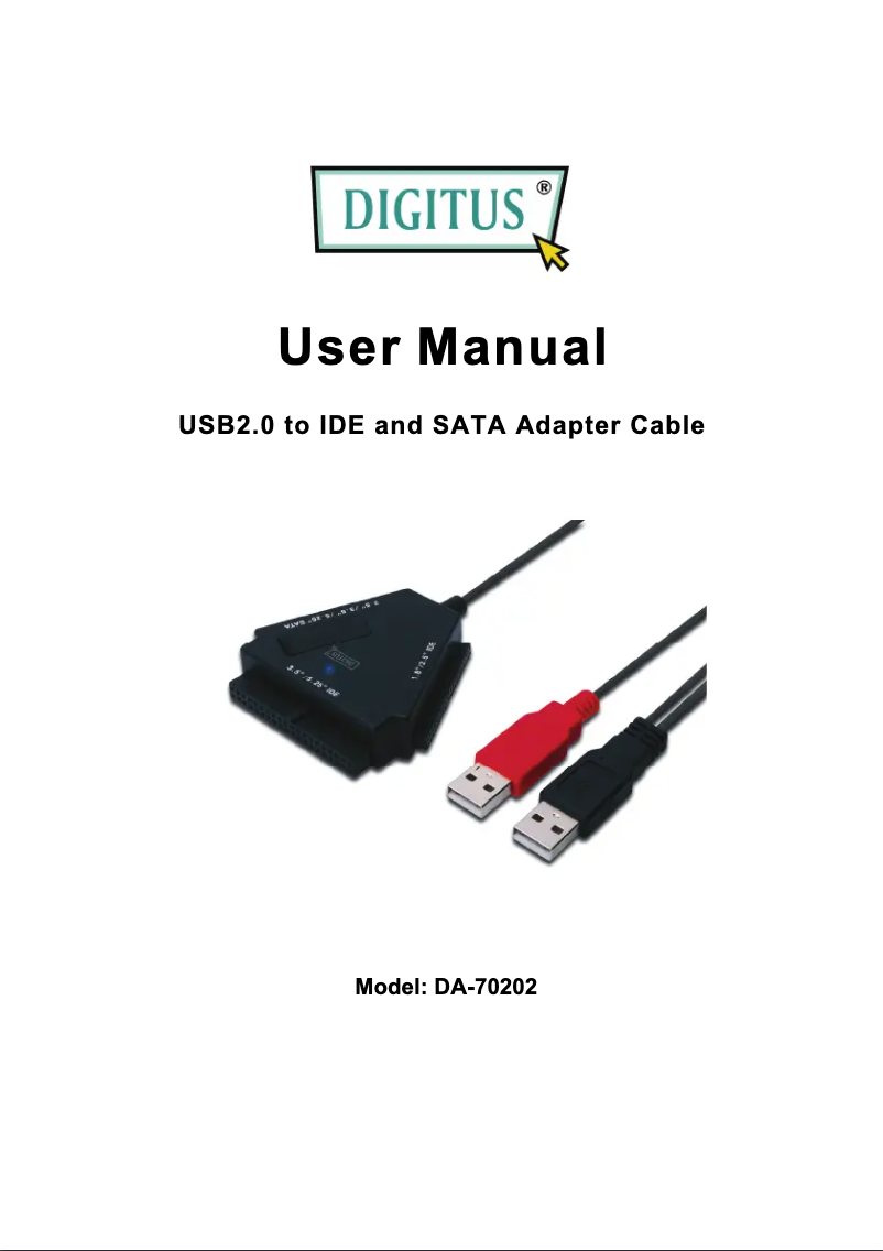 Page n°1 - Manuel utilisateur Digitus DA-70202