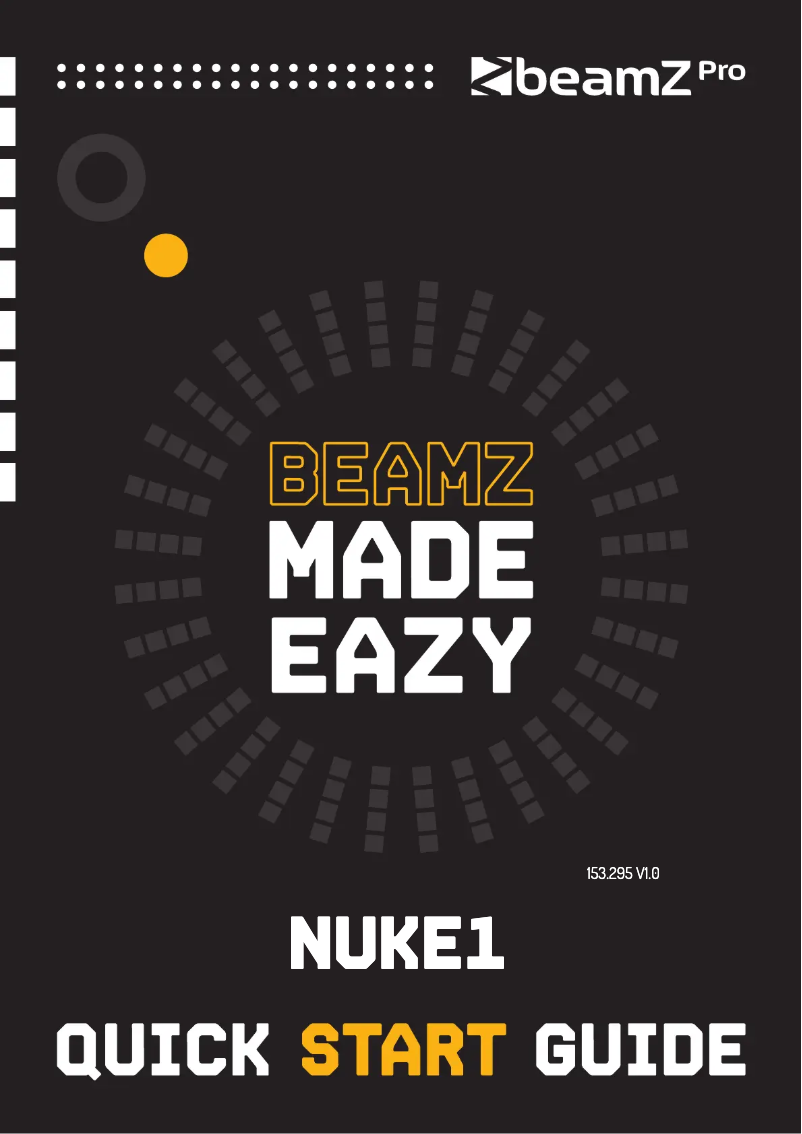 Page n°1 - Guide de démarrage rapide BeamZ NUKE1