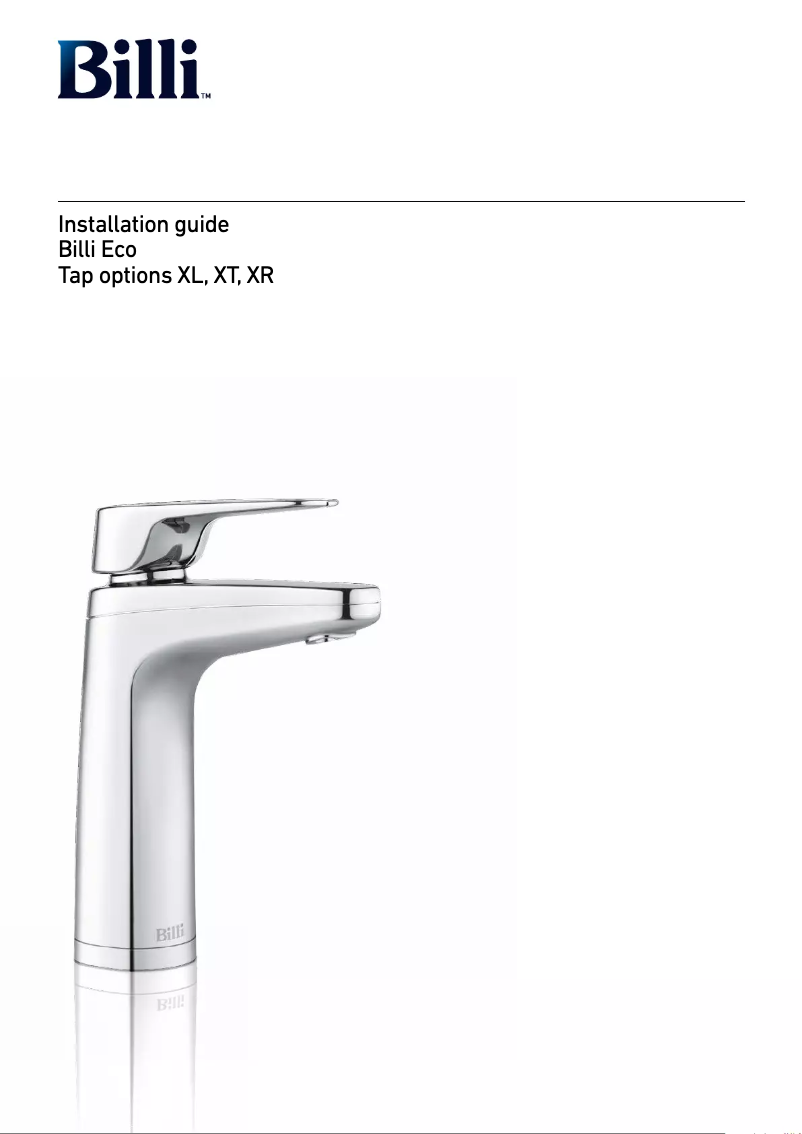 Page 1 de la notice Manuel utilisateur Billi Eco