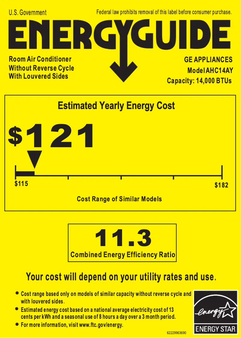 Image de la première page du manuel de l'appareil AHC14AY