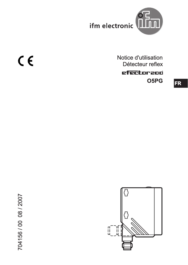 Page n°1 - Manuel utilisateur IFM O5G500