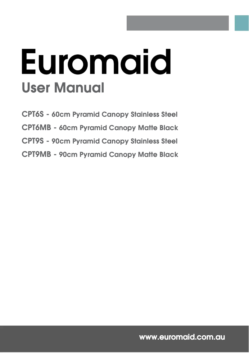 Página 1 del manual Manual de usuario Euromaid CPT6S