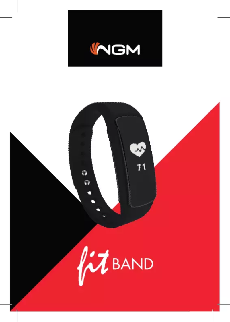 Image de la première page du manuel de l'appareil Fit Band