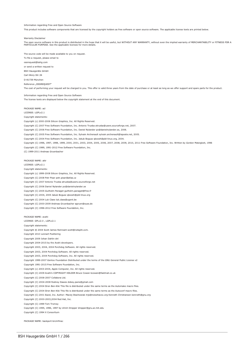 Page n°1 - Manuel utilisateur Siemens SN23II50KT