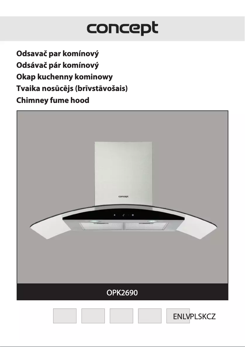 Page 1 de la notice Manuel utilisateur Concept OPK2690