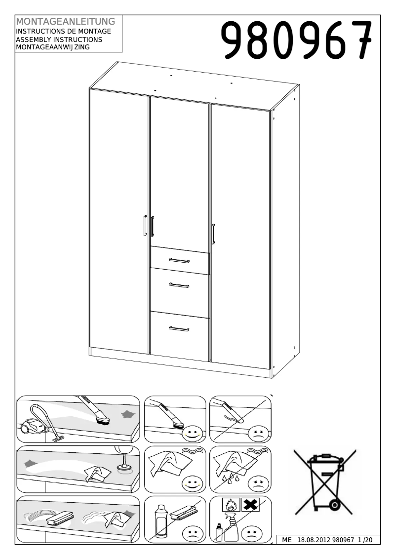 Image de la première page du manuel de l'appareil Polar (199x135x58)