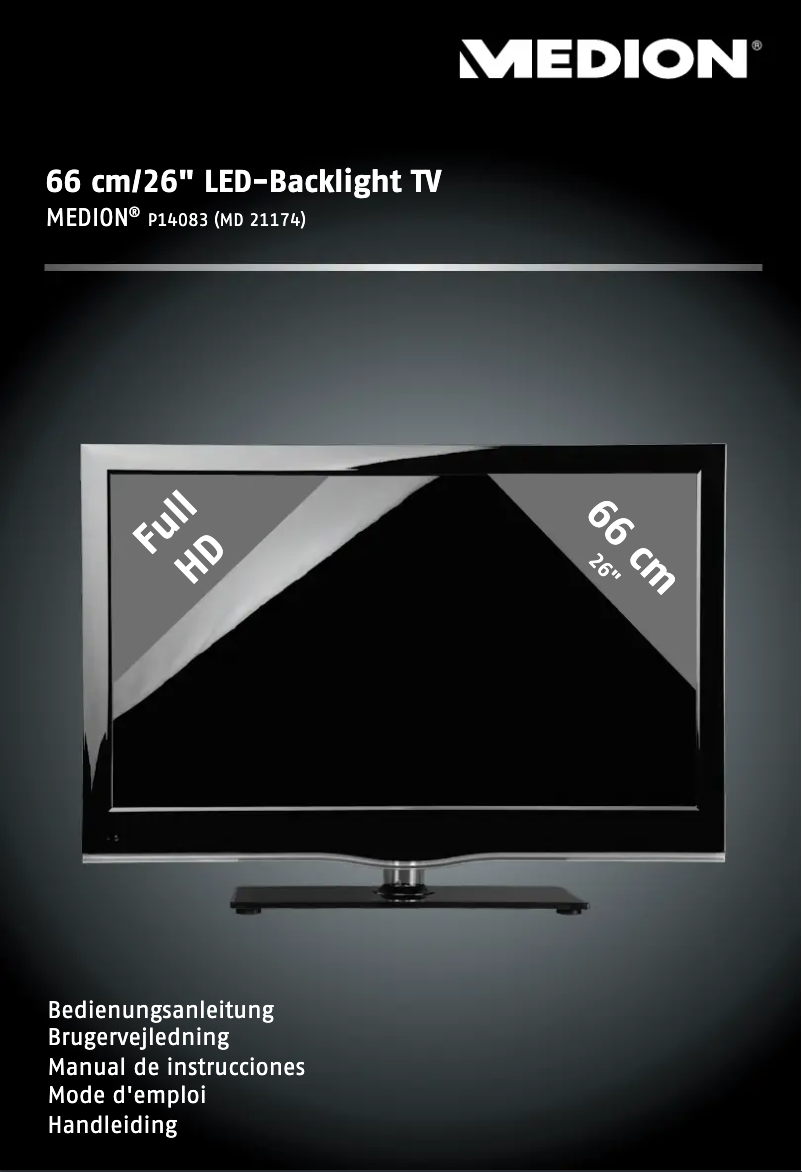 Page 1 de la notice Manuel utilisateur Medion MD 21174 P14083