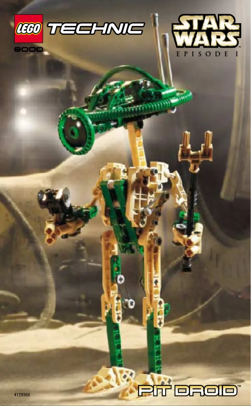 Page 1 de la notice Manuel utilisateur Lego Pit Droid (TM)