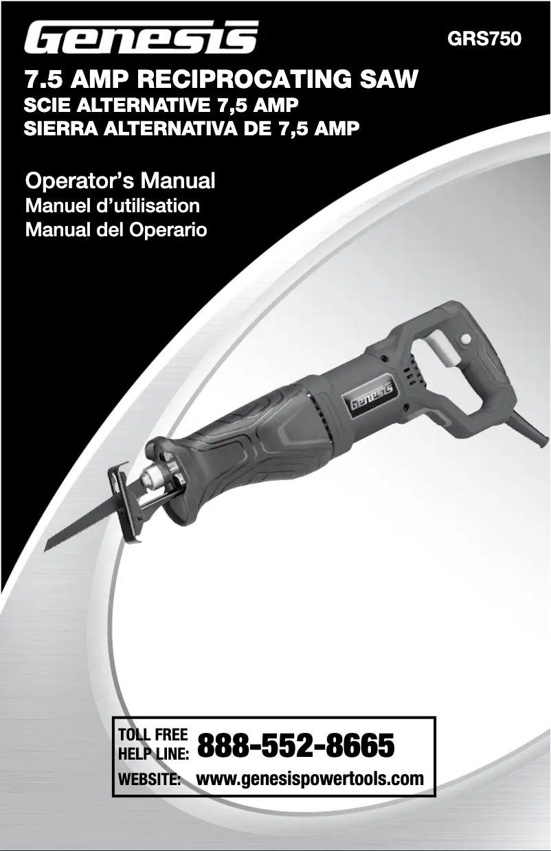 Página 1 del manual Manual de usuario Genesis GRS750