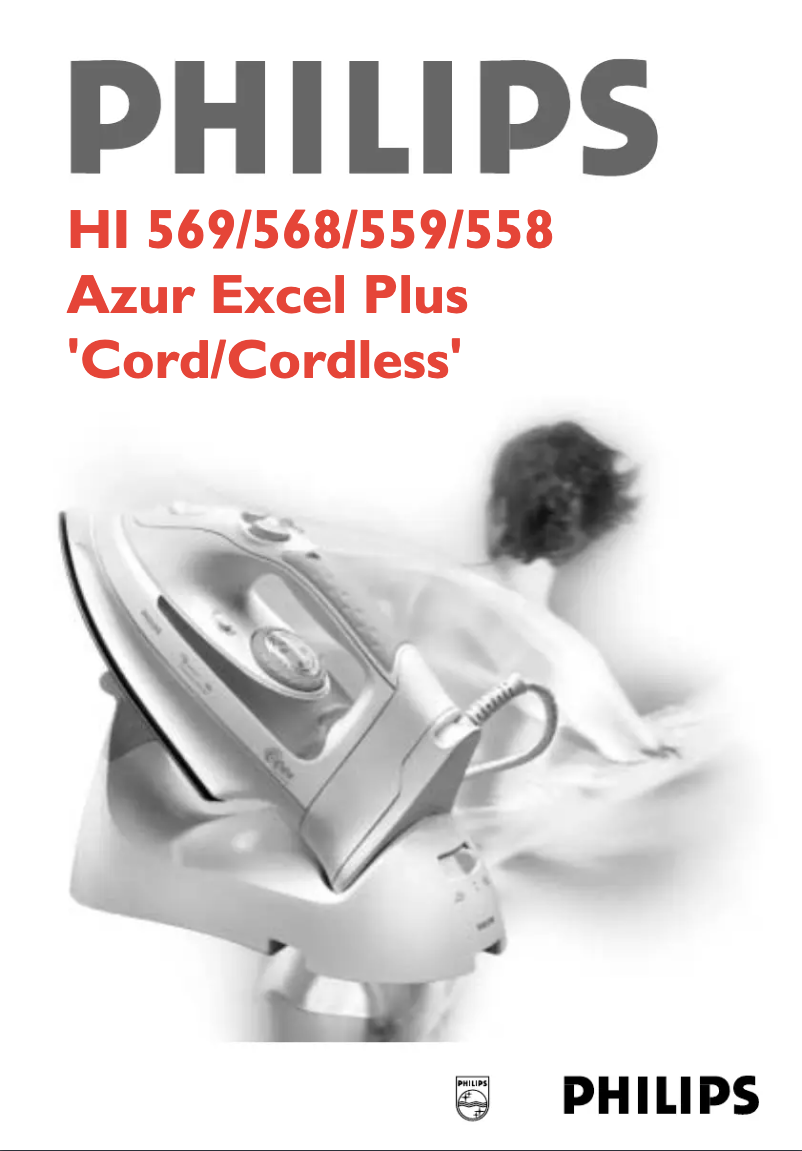 Image de la première page du manuel de l'appareil Azur Excel Plus HI568