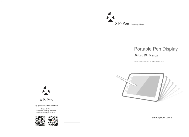 Image de la première page du manuel de l'appareil Artist 10S