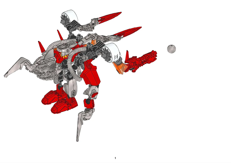 Page n°1 - Manuel utilisateur Lego Hero Factory 6293