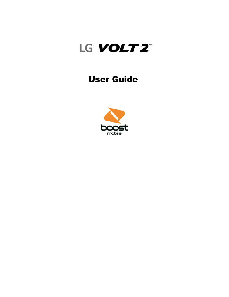 Page n°1 - Manuel utilisateur LG Volt 2