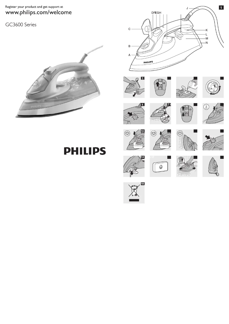 Image de la première page du manuel de l'appareil EnergyCare GC3600