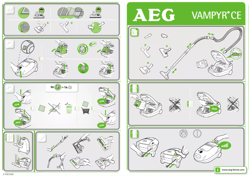 Página 1 del manual Manual de usuario AEG CE4120EL