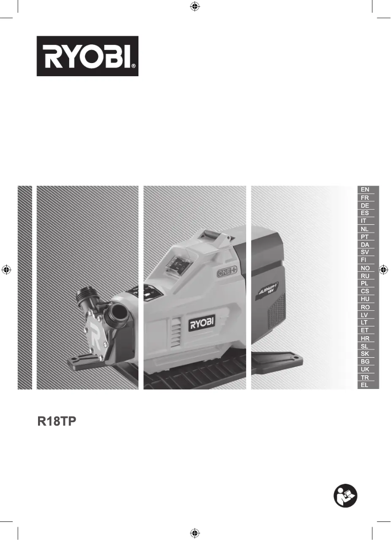 Page 1 de la notice Manuel utilisateur RYOBI One+ R18TP