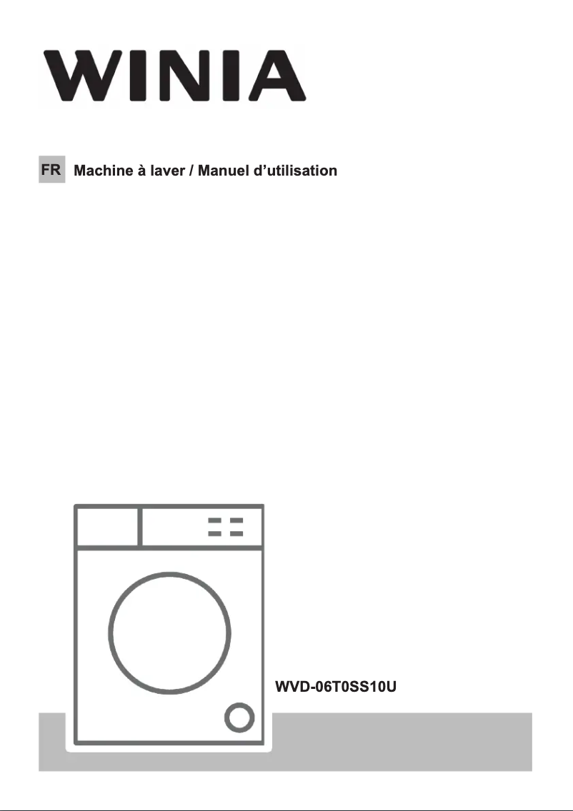 Page n°1 - Manuel utilisateur Winia WVD-06T0SS10U
