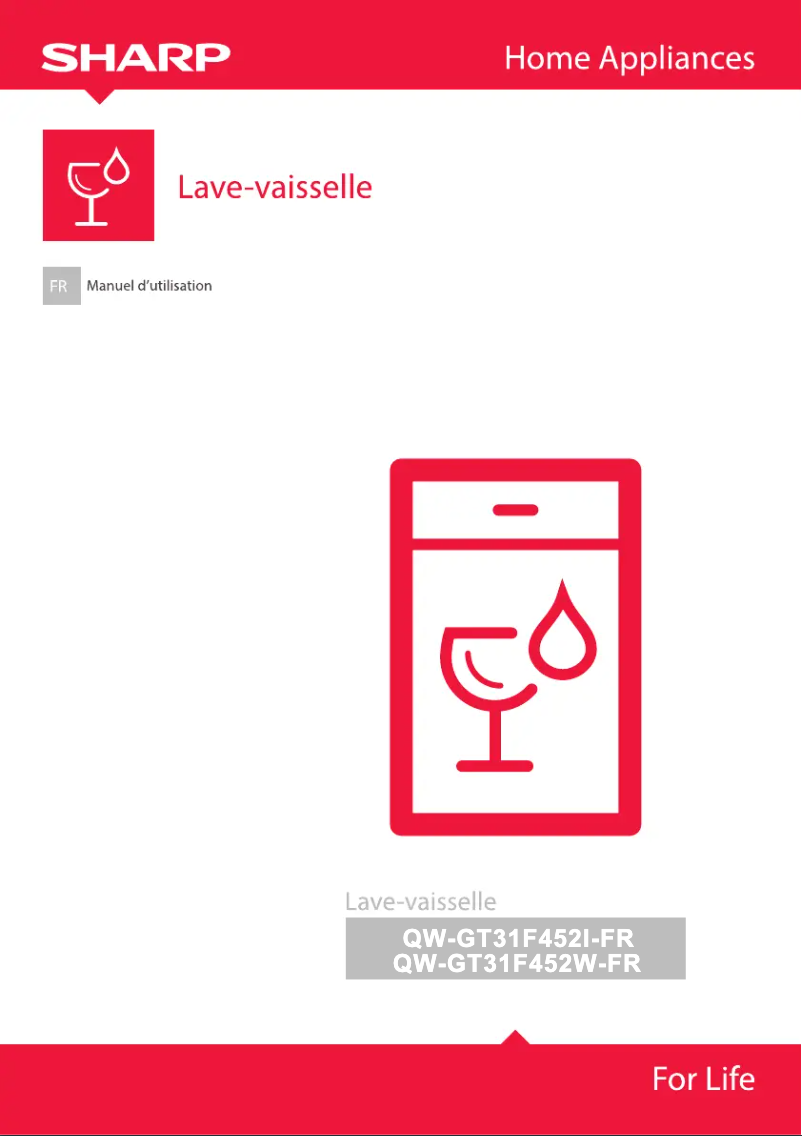 Page 1 de la notice Manuel utilisateur Sharp QW-GT31F452I-FR