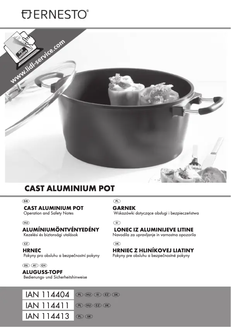 Image de la première page du manuel de l'appareil IAN 069912