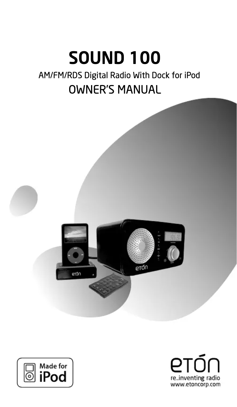 Page 1 de la notice Manuel utilisateur Eton Sound 100