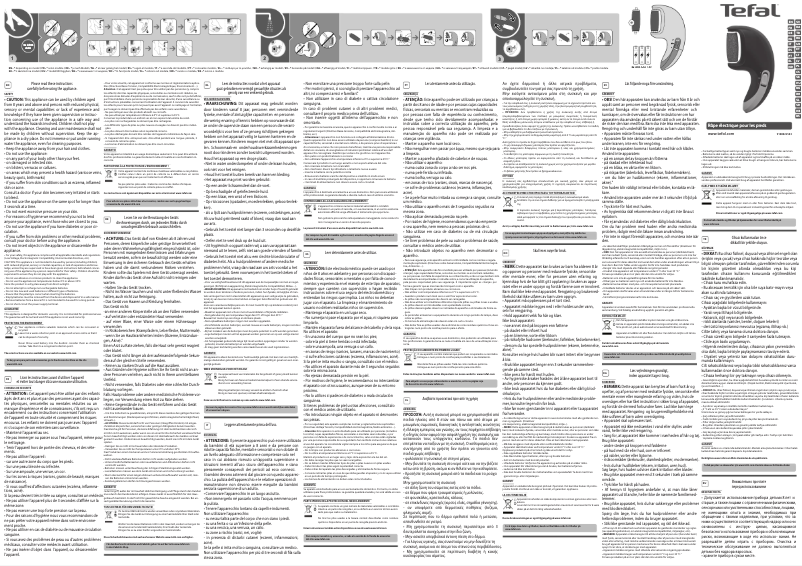 Page 1 de la notice Manuel utilisateur Tefal MP4015