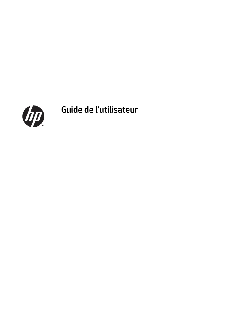 Page 1 de la notice Manuel utilisateur HP EliteDisplay S240uj