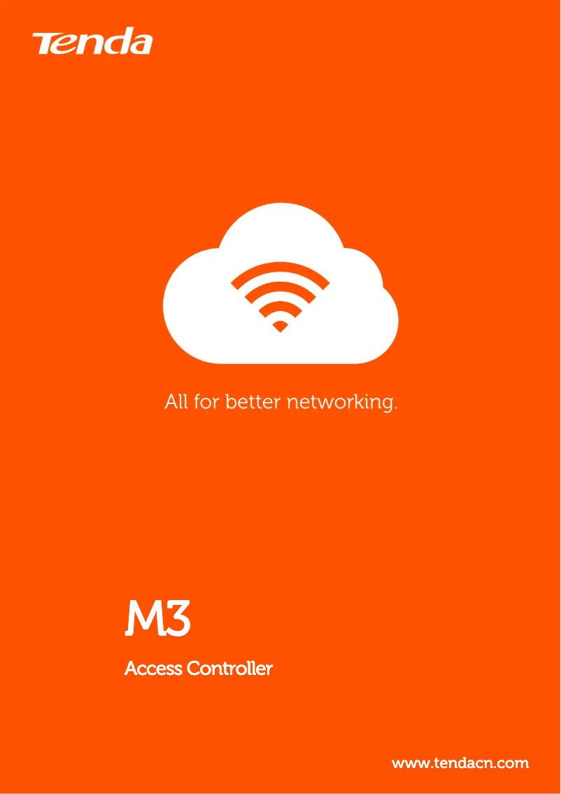 Page 1 de la notice Manuel utilisateur Tenda M3