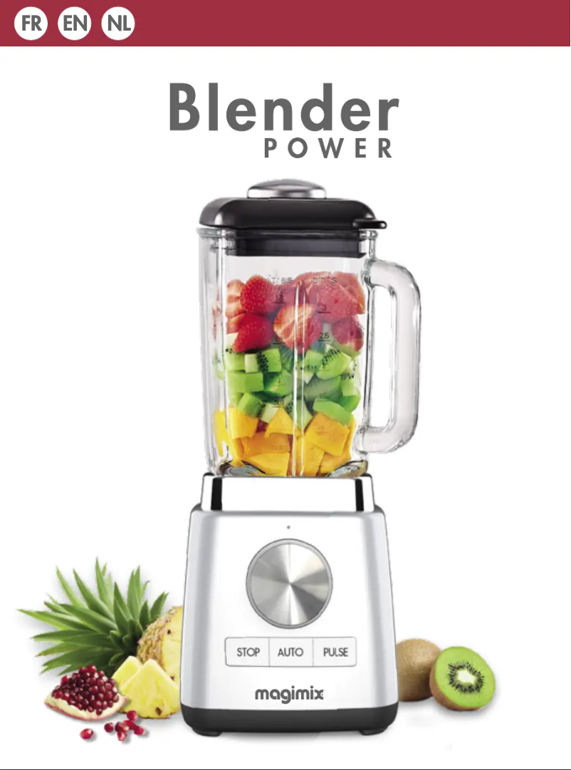 Image de la première page du manuel de l'appareil Blender Power 3