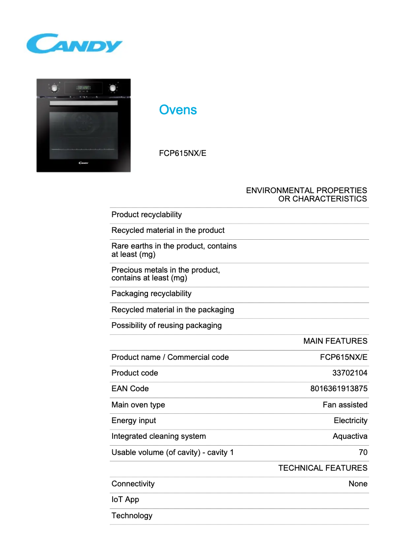Image de la première page du manuel de l'appareil FCP615NX/E