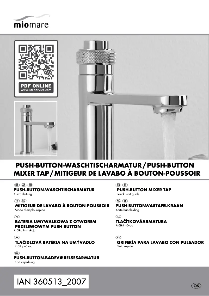 Page n°1 - Manuel utilisateur Miomare HG07027A